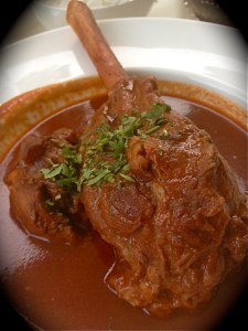 Bombay Club Lamb Shank