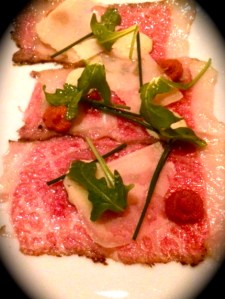 Spraga's Wagyu Carpaccio