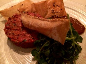 Restaurant Nora's Steak Tartare